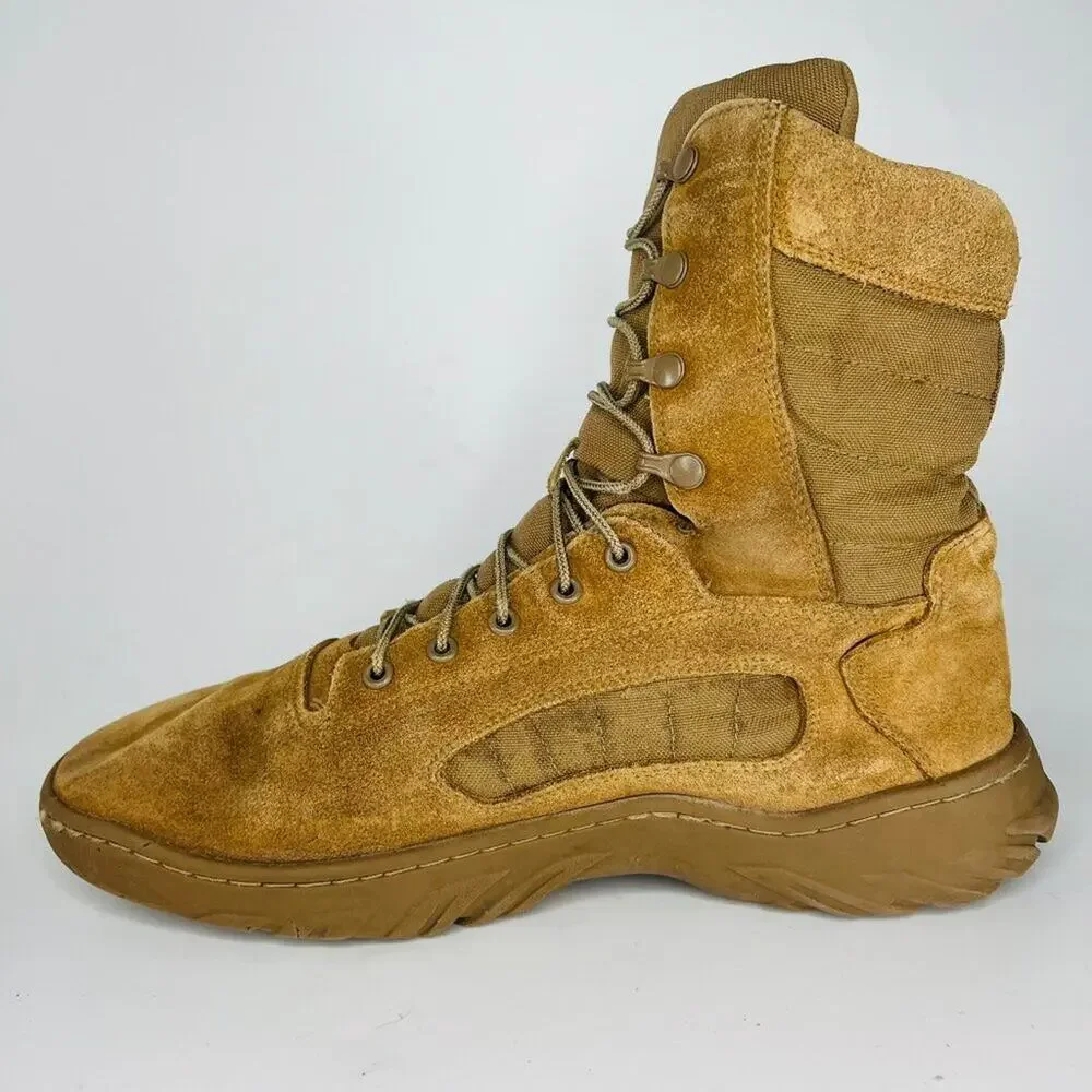 Reebok CM8992 Fusion MAX Leather Tactical Military Boots Tan Coyote Men 14